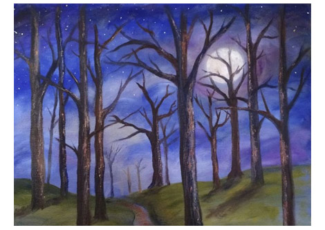 Acrylic Painting A Well Worn Path Acrylic Painting Classes Denver